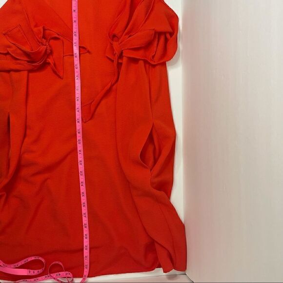 Entro | Dress/ orange/ cold shoulder - Picture 10 of 15